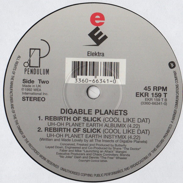 Digable Planets : Rebirth Of Slick (Cool Like Dat) (12")