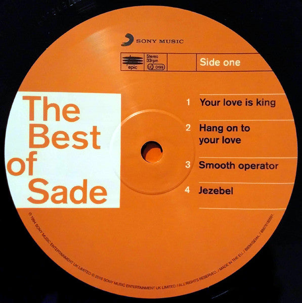 Sade : The Best Of Sade (2xLP, Comp, RE, Hal)