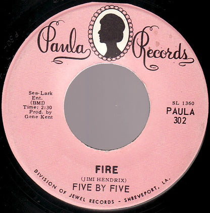 Five By Five : Fire / Hang Up (7")