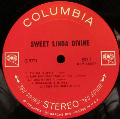 Sweet Linda Divine : Sweet Linda Divine (LP, Album, Gat)