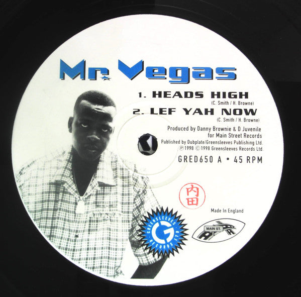 Mr. Vegas : Heads High (12")