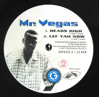 Mr. Vegas : Heads High (12")