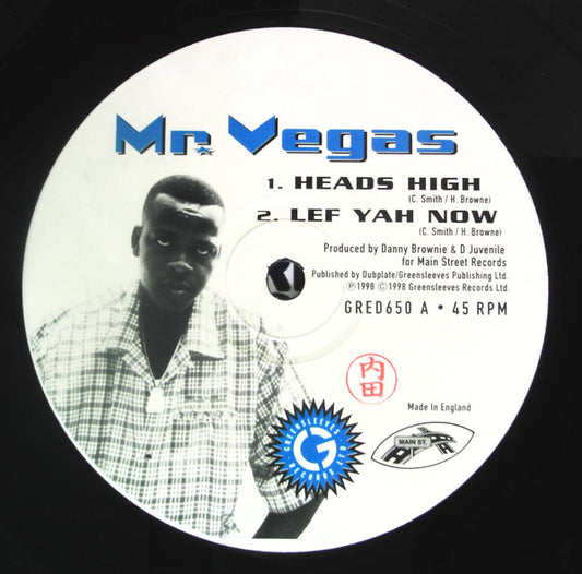 Mr. Vegas : Heads High (12")