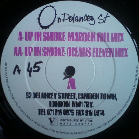 Marden Hill : Up In Smoke (12")
