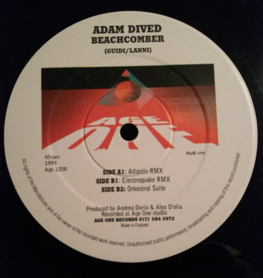 Adam Dived : Beachcomber (12")
