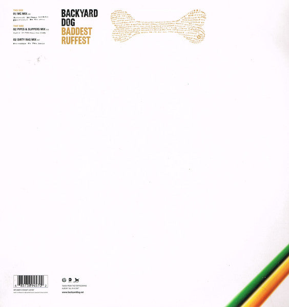 Backyard Dog : Baddest Ruffest (12", Single)
