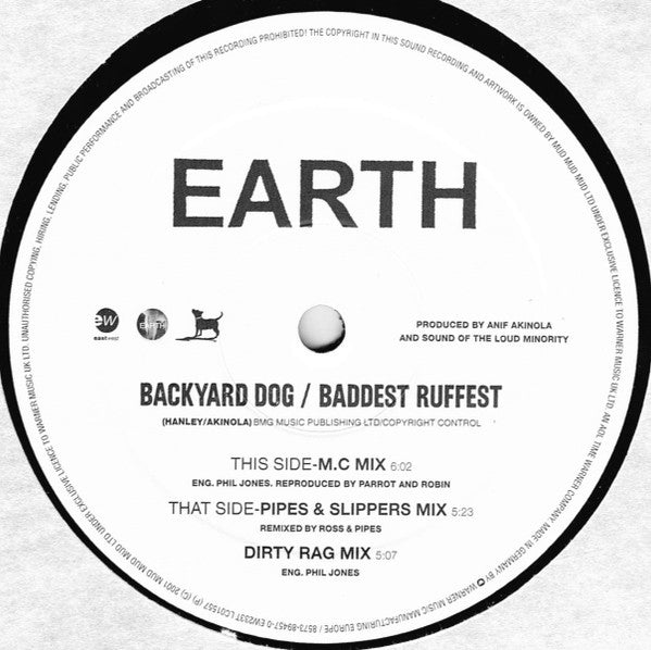 Backyard Dog : Baddest Ruffest (12", Single)