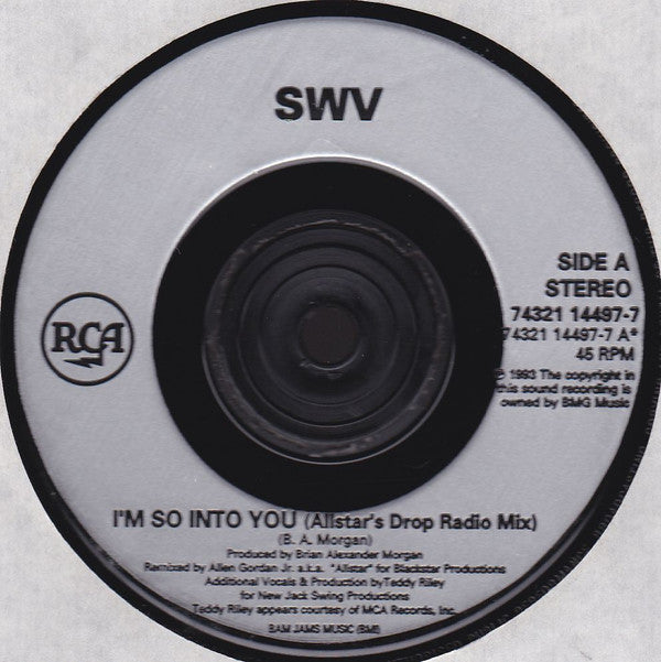 SWV : I'm So Into You (7", Single)