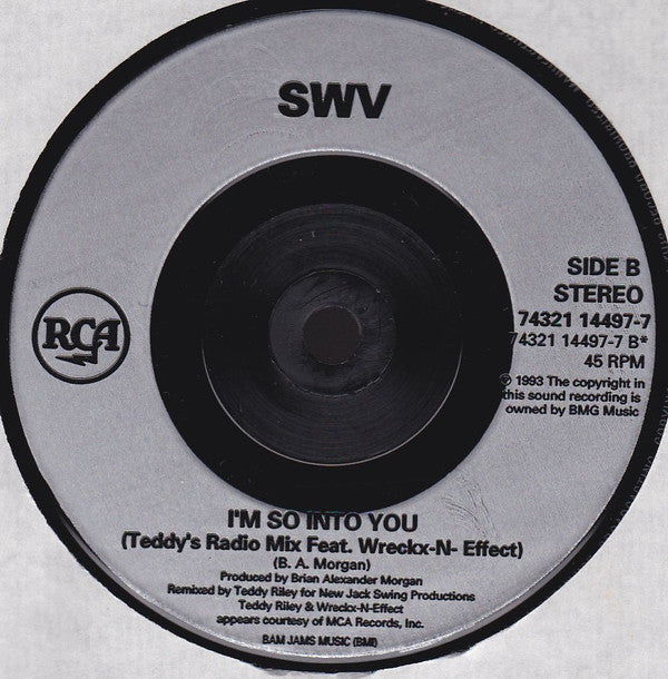 SWV : I'm So Into You (7", Single)