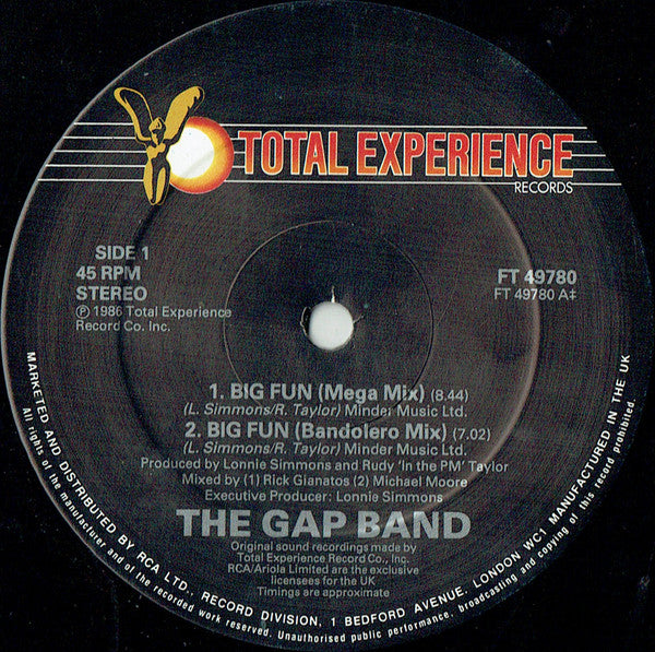 The Gap Band : Big Fun (12", Single)