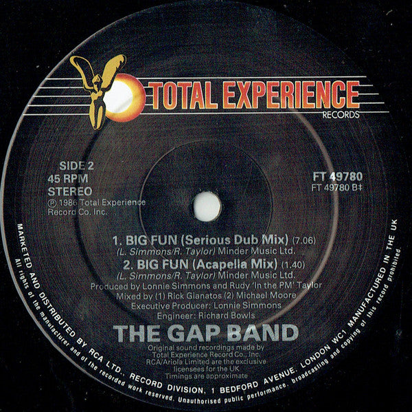 The Gap Band : Big Fun (12", Single)