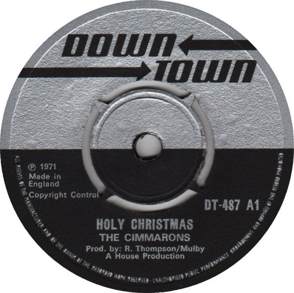 The Cimarons : Holy Christmas / Silent Night / White Christmas (7")