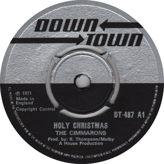 The Cimarons : Holy Christmas / Silent Night / White Christmas (7")