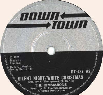 The Cimarons : Holy Christmas / Silent Night / White Christmas (7")