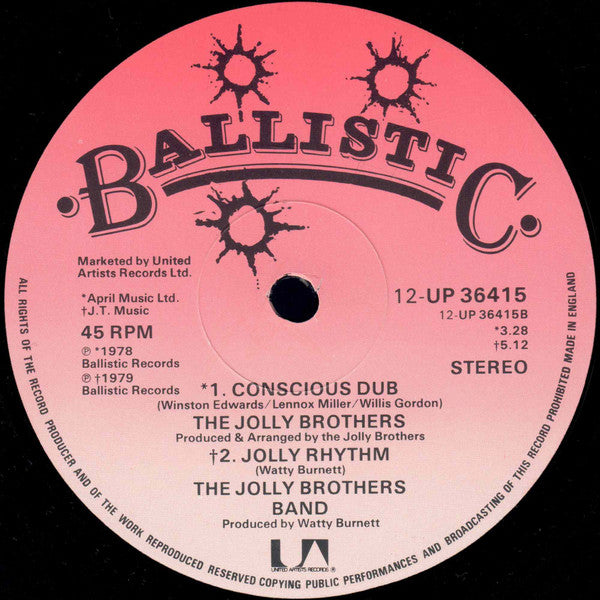 The Jolly Brothers : Conscious Man (12")