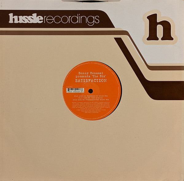Benny Benassi Presents The Biz (5) : Satisfaction (12")