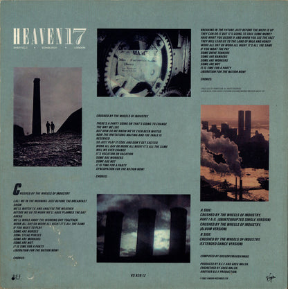 Heaven 17 : Crushed By The Wheels Of Industry (Part I & II) (12", Single)