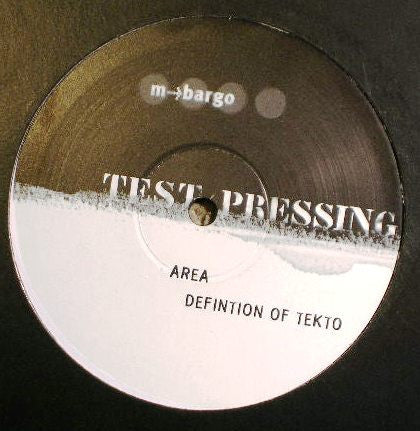 Area : Definition Of Tekto (12", TP)