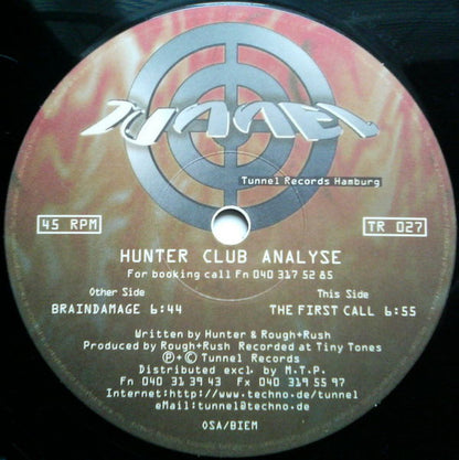 Hunter Club Analyse : Braindamage (12")