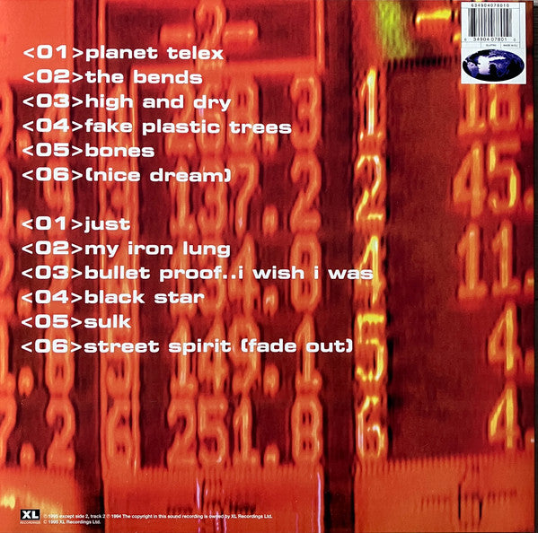 Radiohead : The Bends  (LP, Album, RE)