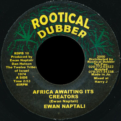 Ewan Naptali : Africa Awaiting Its Creators (7", RE)