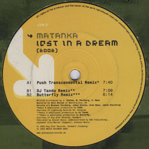 Matanka : Lost In A Dream (2002) (12")