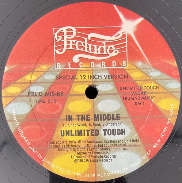 Unlimited Touch : I Hear Music In The Streets (12", BMI)