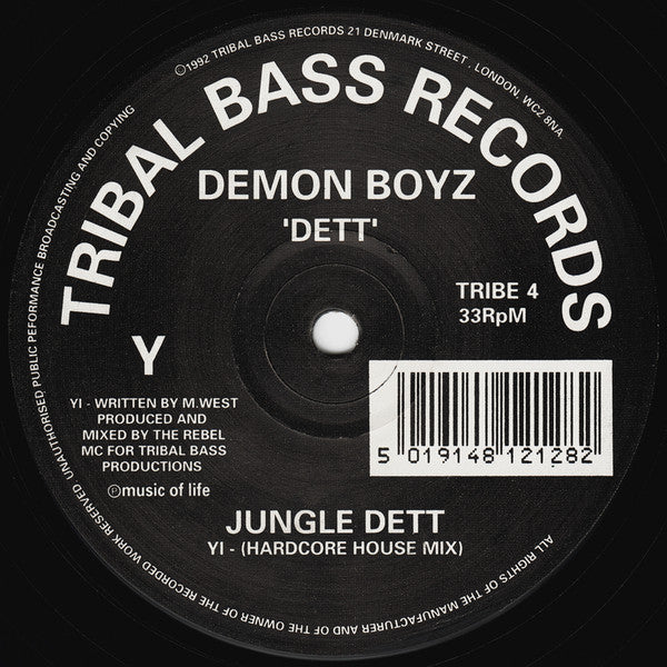 Demon Boyz : Dett (12", Single)