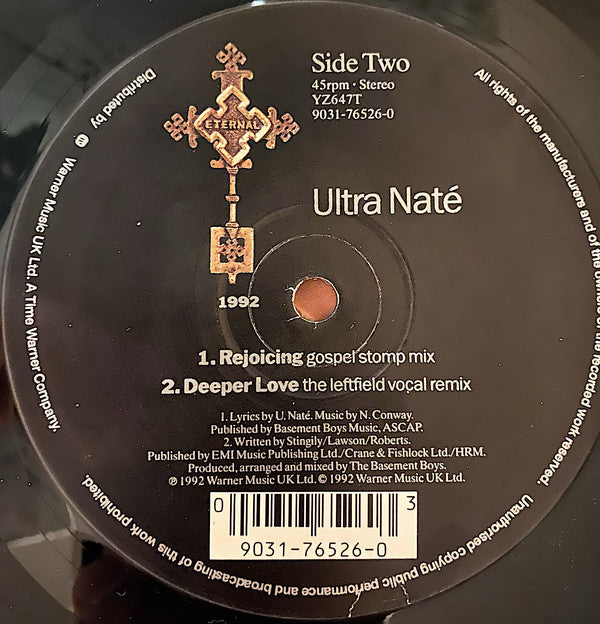 Ultra Naté : Rejoicing (12")