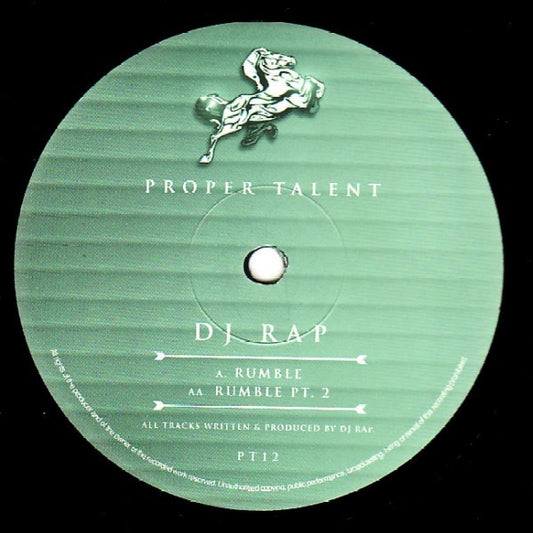 DJ Rap : Rumble (12")