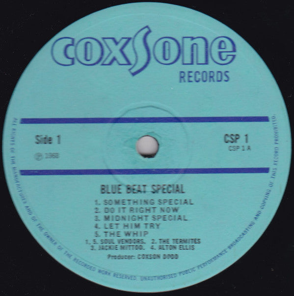 Various : Blue Beat Special (LP, Comp)