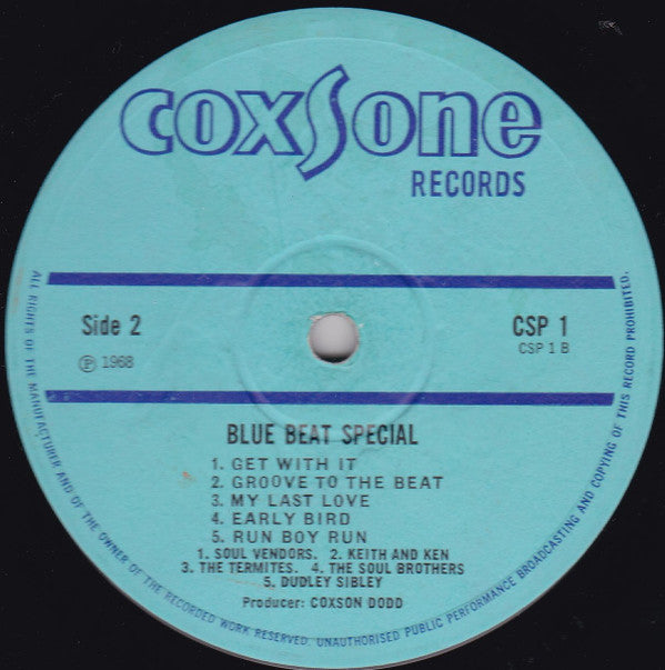 Various : Blue Beat Special (LP, Comp)