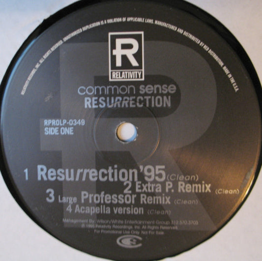 Common Sense* : Resurrection (12", Promo)