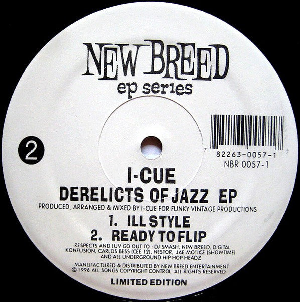 I-Cue : Derelicts Of Jazz EP (12", EP)