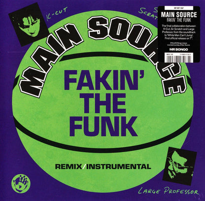 Main Source : Fakin' The Funk (7", Single, RE)
