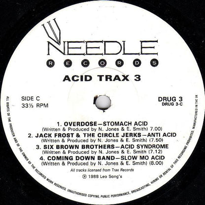 Various : Acid Trax Volume 3 (2xLP, Comp)