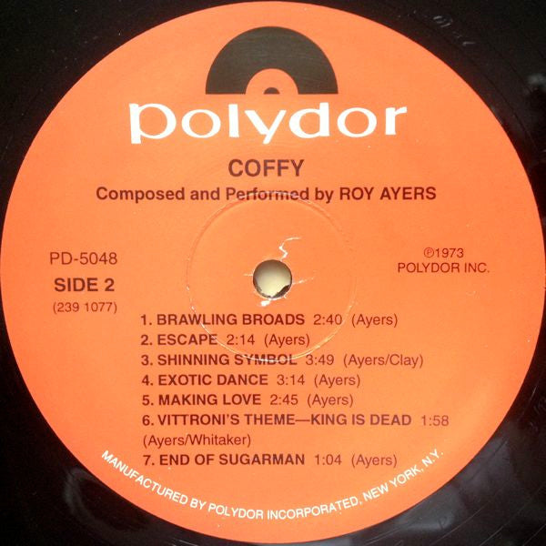 Roy Ayers : Coffy (LP, Album, RE)