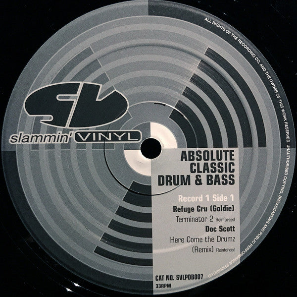 Various : Slammin' Vinyl Present Absolute Classic Drum & Bass (3x12", Comp)