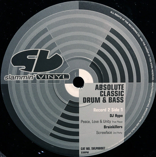 Various : Slammin' Vinyl Present Absolute Classic Drum & Bass (3x12", Comp)
