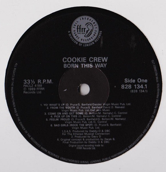 The Cookie Crew : Born This Way! (LP, Album)