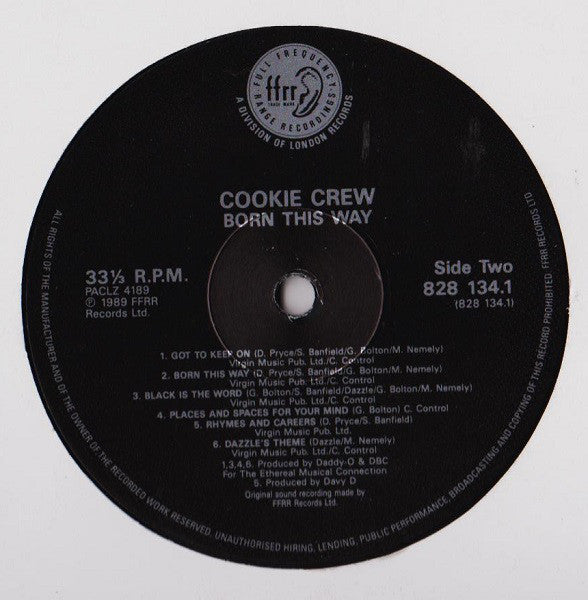 The Cookie Crew : Born This Way! (LP, Album)