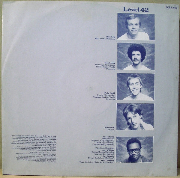 Level 42 : Level 42 (LP, Album)