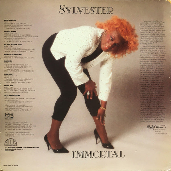 Sylvester : Immortal (LP, Comp, Whi)