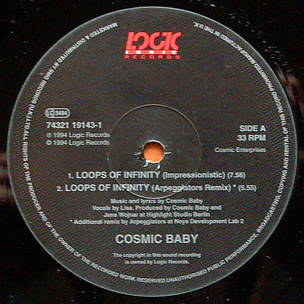 Cosmic Baby : Loops Of Infinity (12", Single)