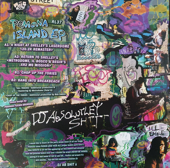 DJ Absolutley Shitt* : Pomona Island EP (12", EP)