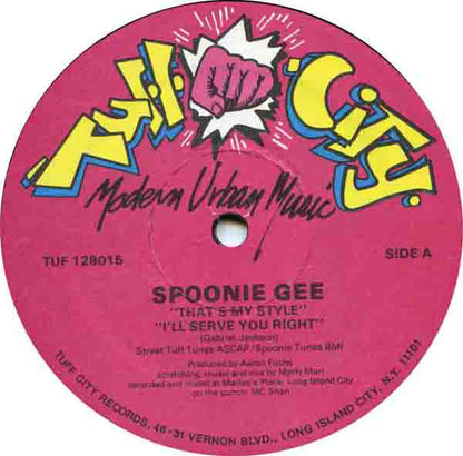 Spoonie Gee : That's My Style (12")