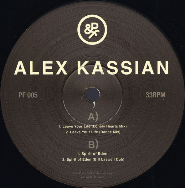 Alex Kassian : Leave Your Life (12", EP)