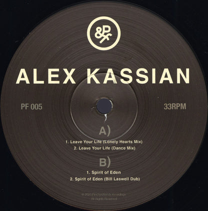 Alex Kassian : Leave Your Life (12", EP)