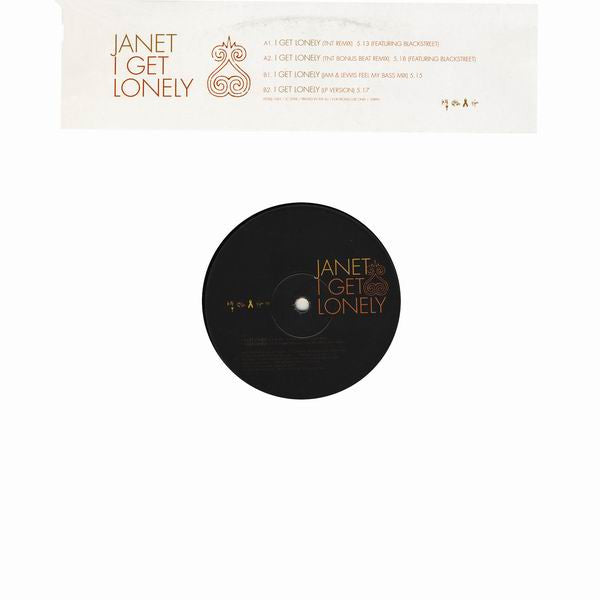 Janet Jackson : I Get Lonely (12", Promo)