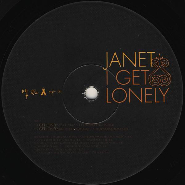 Janet Jackson : I Get Lonely (12", Promo)